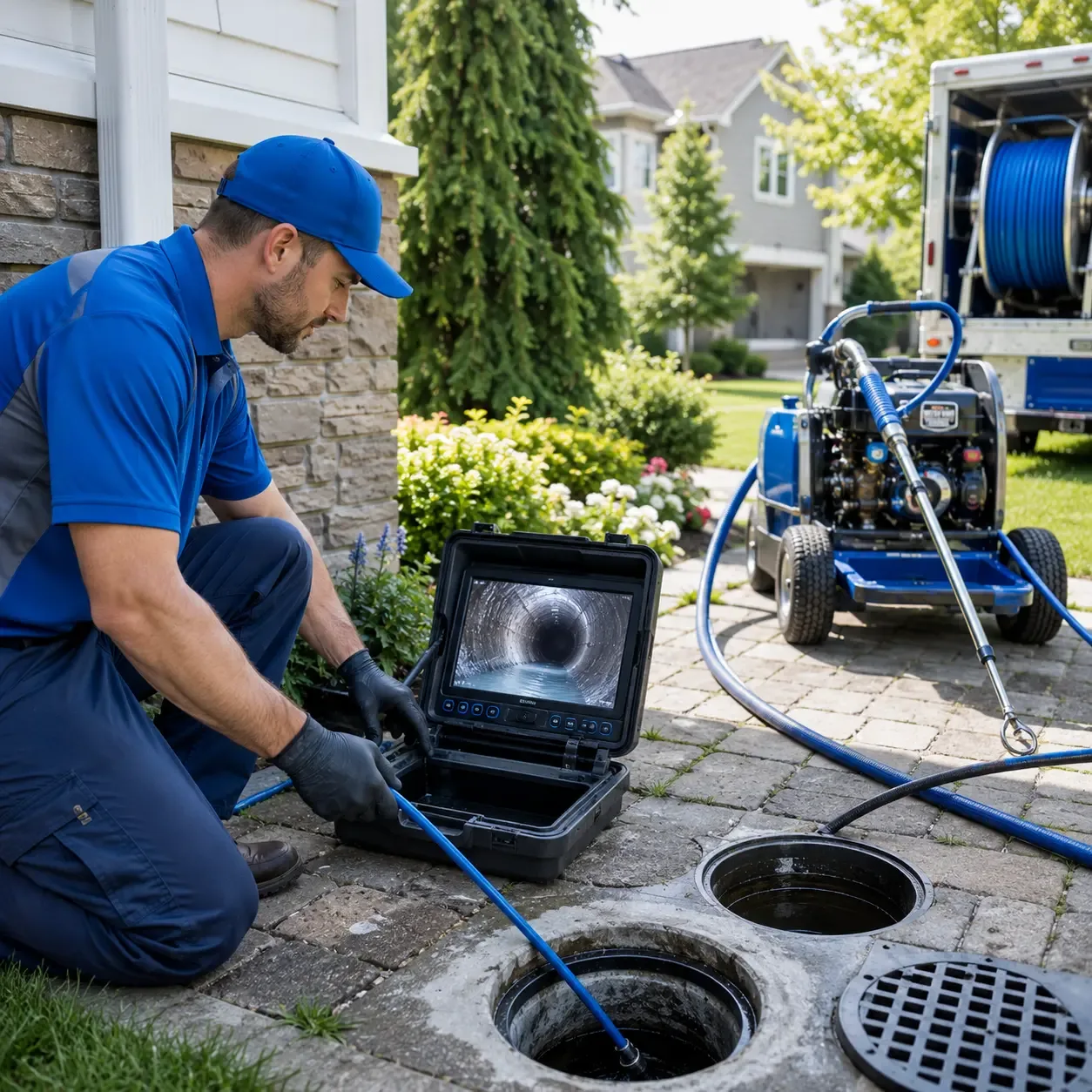 Outdoor drain cleaning professionals serving Bunker Hill, KS