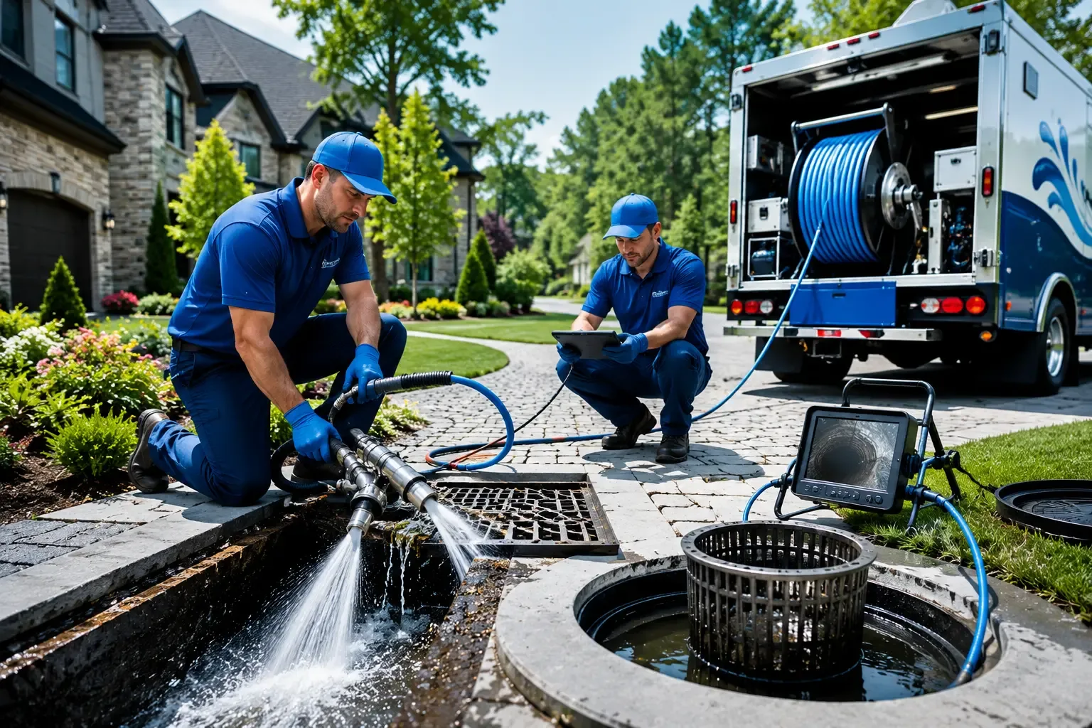 Local outdoor drain cleaning professionals in Bunker Hill, KS